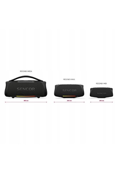 NO BRAND Boxă wireless rezistentă la apă Sencor Resonex Mega Bluetooth 190W