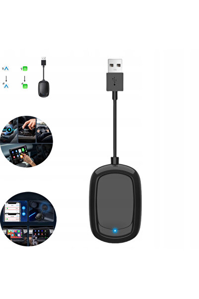 NO BRAND Adaptor wireless pentru Carplay Box 5.0 (2Air) pentru Carplay / Andr...