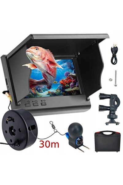 NO BRAND Cameră de pescuit subacvatică cu ecran LCD de 4.3 inch, lentilă HD, ...