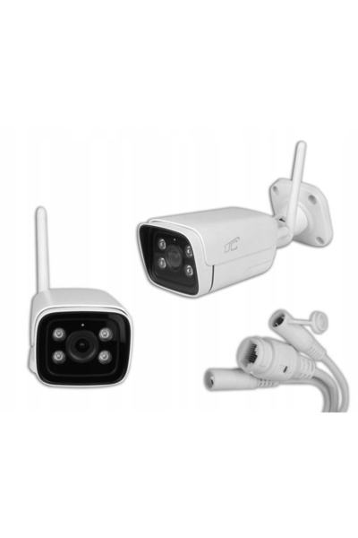 LTC Cameră IP WiFi și LAN Bullet de exterior 4MP cu infraroșu, aplicație iOS ...