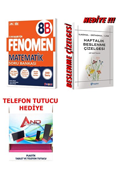 2026-2027 MÜFREDAT 8.SINIF 8 B MATEMATİK SORU BANKASI FENOMEN LGS