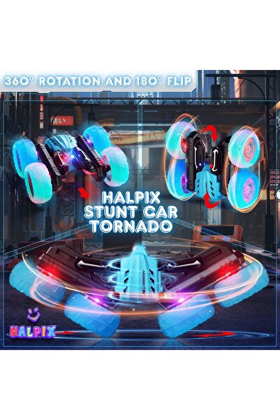 NO BRAND Vehicul off-road cu telecomandă și iluminare LED Halpix Stunt Car