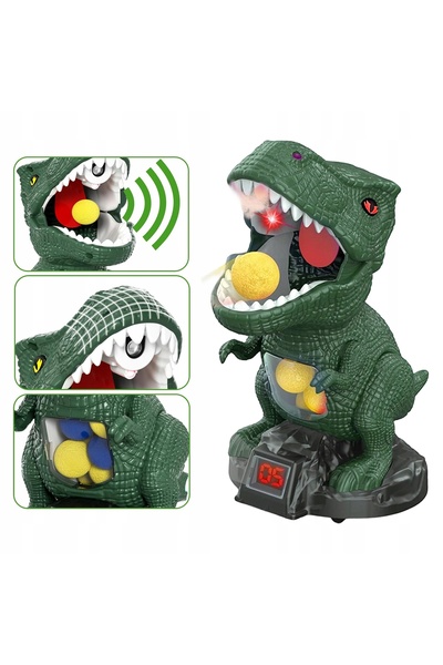 NO BRAND Jucărie pentru coordonarea mână-ochi, Pistol cu țintă de tir cu dino...