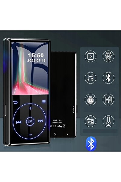 NO BRAND Dispozitiv de recuperare MP3 LCD cu funcție Bluetooth 1.8 "