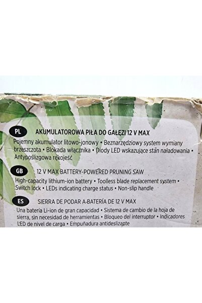 NO BRAND Outlet Fierăstrău electric Gardenic pentru crengi, cu acumulator 12V...
