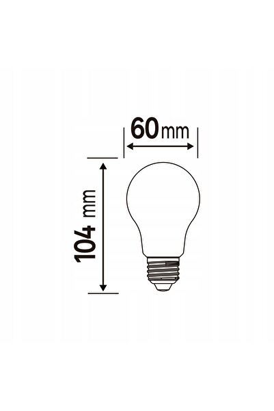 NO BRAND Bec LED Lexman 3 bucăți E27 3.8W 806Lm 4000K Alb neutru