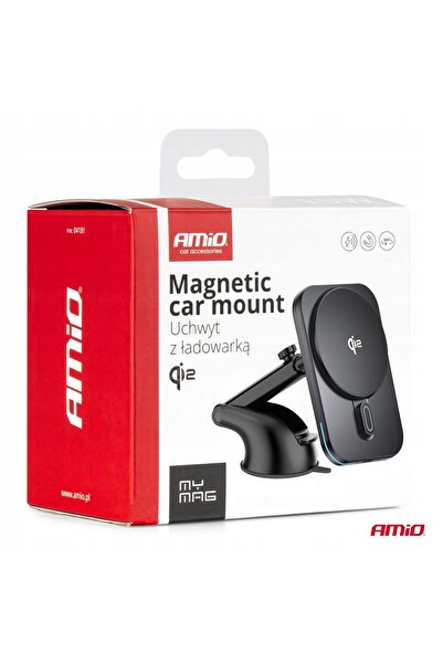 NO BRAND ÎNCĂRCĂTOR INDUCTIV CU ÎNCĂRCARE RAPIDĂ Qi2, SUPORT AUTO CU VENTUZĂ ...