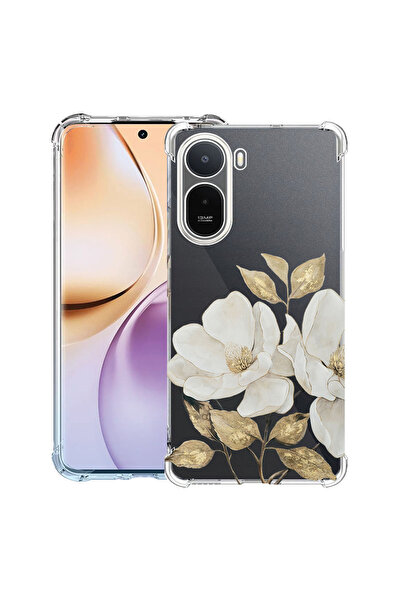 bestcase Intelli ®   Husă Antișoc pentru Xiaomi Redmi A7 Pro, Florală - Camel...