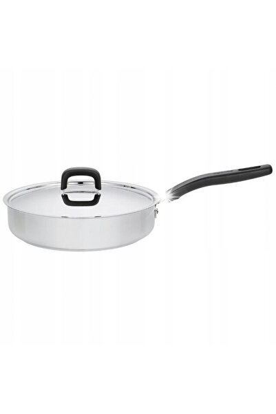 NO BRAND Oală Fiskars 26cm cu capac pentru bucătării tradiționale, adâncă