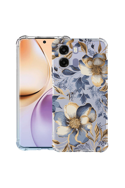 bestcase ®   Husă Antișoc pentru Realme 16 Pro Plus, Florală - cu flori de ma...