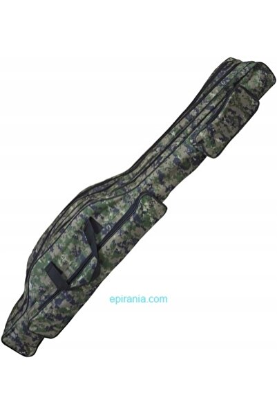 NO BRAND Husă camuflaj York cu două compartimente și buzunar 140cm