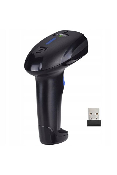 NO BRAND Scanner wireless de coduri de bare 1D 2D și coduri QR pentru depozit...
