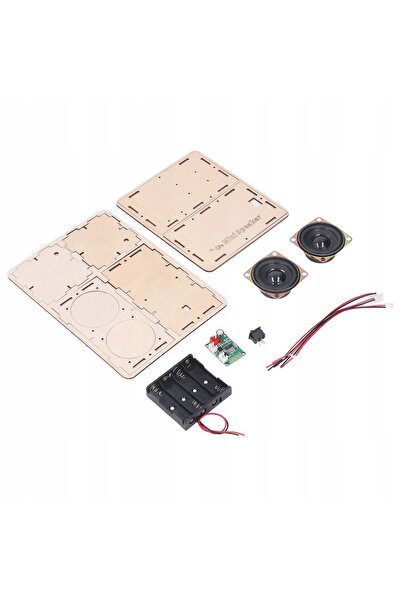 NO BRAND Kit DIY din lemn netoxic pentru boxă stereo Bluetooth, pentru studenți.