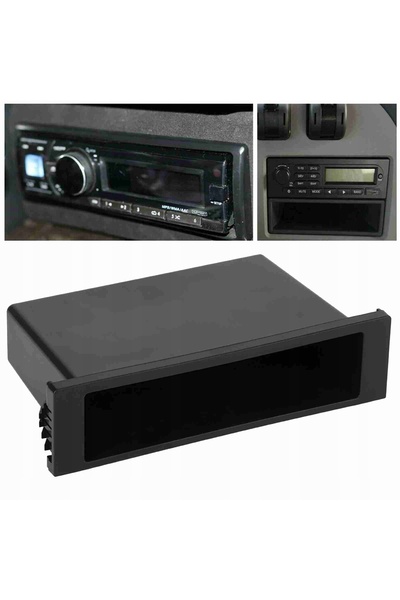 NO BRAND Panou ornamental radio 1DIN cu buzunar pentru Chevrolet Corvette Sti...