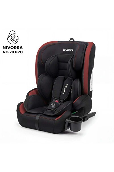 NIVORRA مقعد سيارة قابل للطي للأطفال مع نظام ISOFIX وحزام علوي، قابل للتعديل ...
