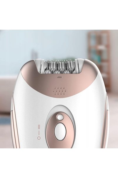 NO BRAND Epilator fără fir, 40 de minute autonomie, rezistent la apă, 2 vitez...