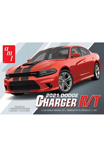 NO BRAND Amt 1323 Mașină Dodge Charger R/T Model 2021 pentru asamblare 1/25
