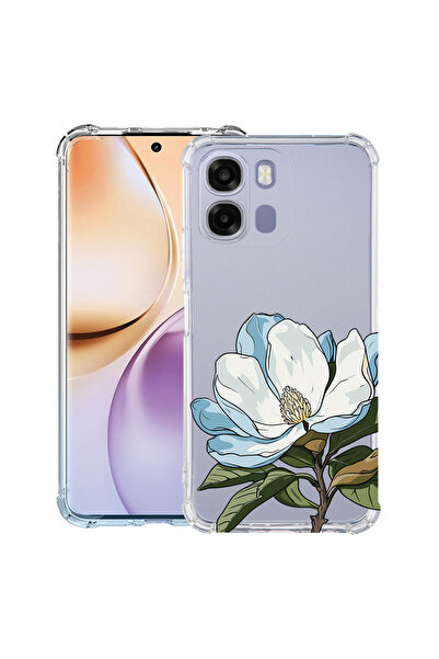 bestcase ®   Husă Antișoc pentru Realme 16 Pro Plus, Floral - Magnolie Albast...