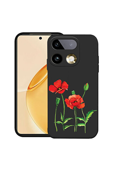 bestcase ®   Θήκη TPU Υπέρλεπτη Husa για Realme 16 Pro Plus, Κόκκινο Παπαρούν...