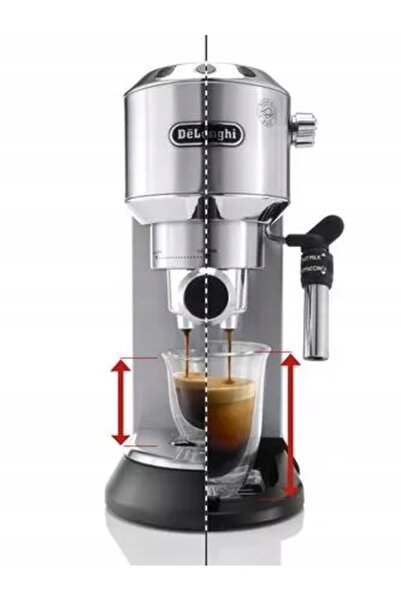 NO BRAND Aparat de cafea De'Longhi Dedica Style, Argintiu, 1350W 220V