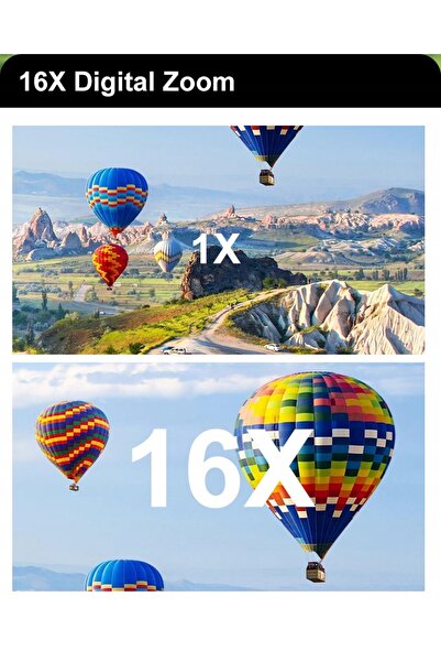 NO BRAND Cameră digitală HD portabilă 1080P 50MP cu stabilizare și zoom 16X