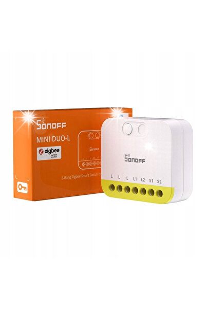 NO BRAND Sonoff MINI-ZB2GS-L Comutator wireless mini cu două canale ZigBee 3.0