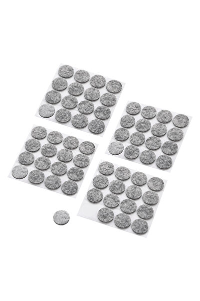 Lawazim 4-Pack 64-Piece Round Felt Furniture Pads 3mm Self-Adhesive Anti-Slip...