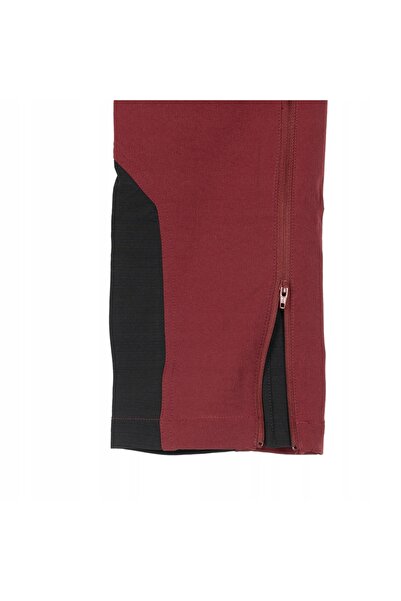 NO BRAND Pantaloni de trekking pentru femei Bergson Flam 4W cu curea S, roșii