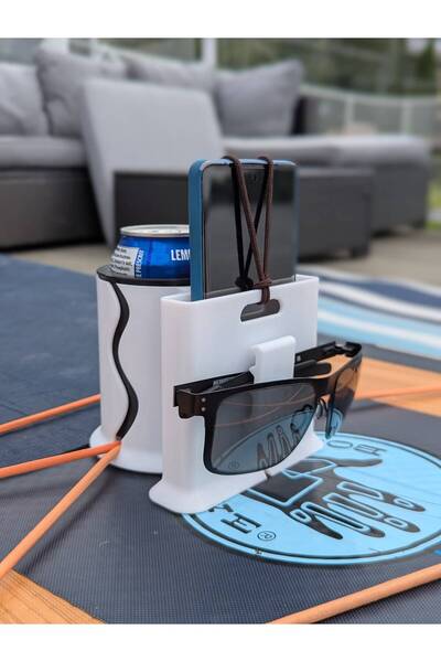 Sup Board (Gözlük, Şişe, Termos ve Telefon) Tutucu