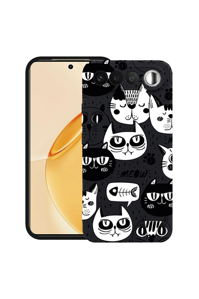 bestcase ®   Θήκη TPU Υπέρλεπτη Husa για Realme 16, Cool Cats, 3156801 B 1029