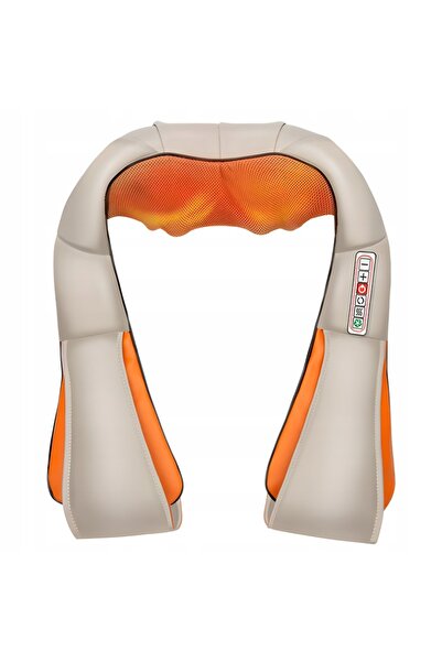 NO BRAND Aparat de masaj Shiatsu 3D cu 6 moduri, încălzire și lumină, pentru ...
