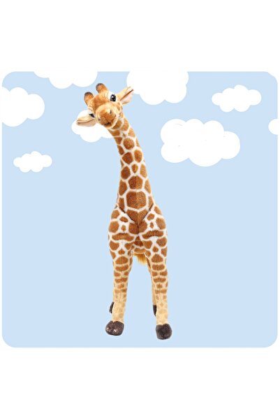 NO BRAND Jucărie de pluș Girafa Jocelyn, Animal de pluș gigant, Jucărie moale...