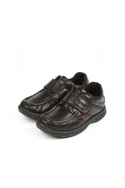 NO BRAND Pantofi negri din piele, joși, eleganți, cu scai 1-12833 Kickers 30