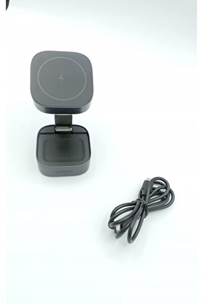 NO BRAND Încărcător cu inducție pliabil Magsafe 2 în 1 pentru iPhone Ugreen W526