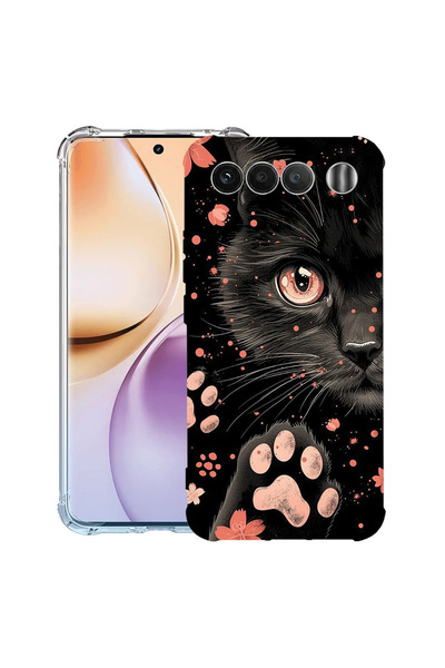 bestcase ®   Husă Antișoc pentru Realme 16, Pisică Neagră, 3156793 AS 2014