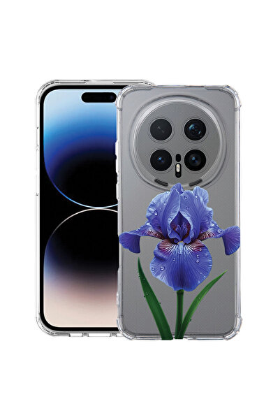 bestcase ®   Husă Antișoc pentru Honor Magic 8 Pro, Floral - Iris, 3156781 AS...