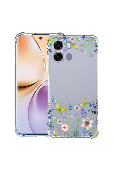 bestcase ®   Husă Antișoc pentru OPPO A6 / A6X / A6S, Fluturi și Flori, 31567...