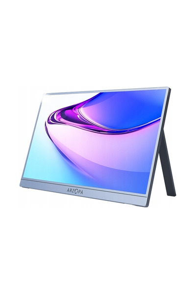 Arzopa Monitor portabil A1S pentru laptop și telefon, 14 " IPS 1080P Full HD,...