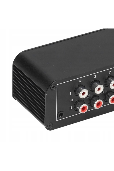 NO BRAND Mixer audio stereo cu 4 canale, mini mixer stereo, DC 5-19 V