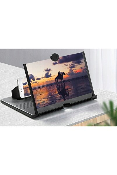 NO BRAND Amplificator de ecran 3D pentru smartphone, 14 inch, lupă de mărire ...