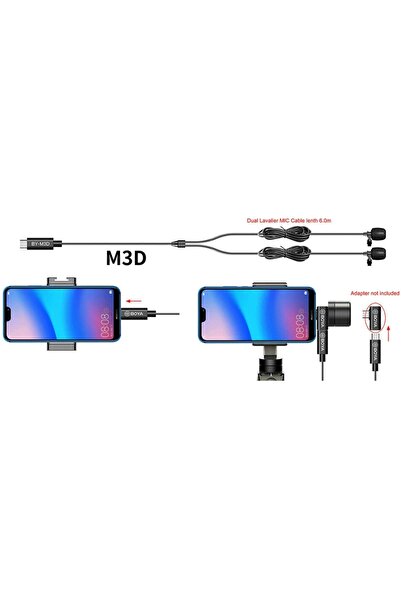 BOYA Microfon cu condensator BY-M3D