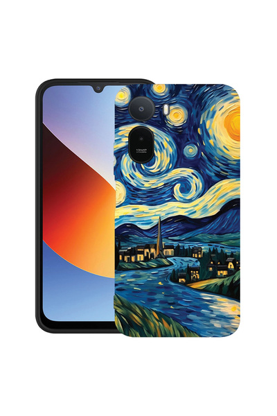 bestcase ®   Husă TPU Ultra Subțire pentru Xiaomi Redmi A7 Pro, Noapte Înstel...