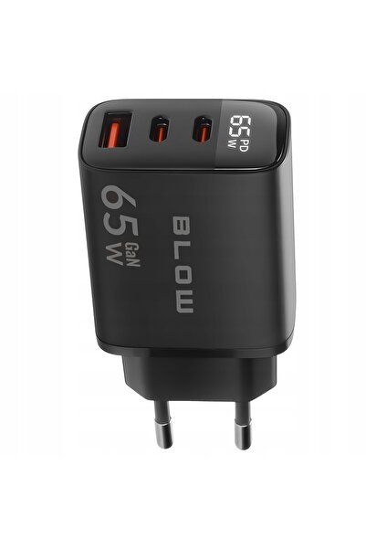 NO BRAND Adaptor de alimentare LCD cu încărcare rapidă, priză USB, 2x USB-C P...