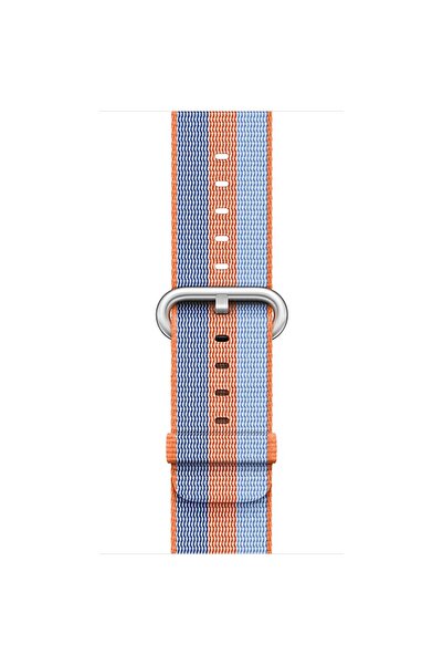 NO BRAND Curea originală Apple Watch 38/40/41mm din nailon țesut portocaliu