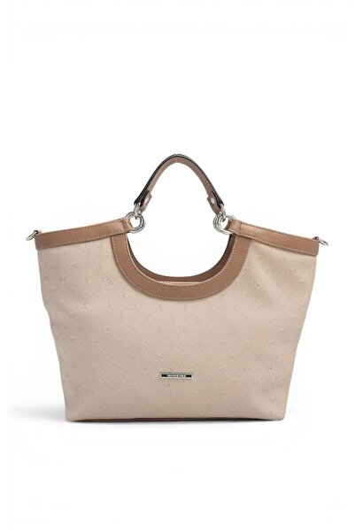 Silver Polo Beige - Latte Fashion Women's Handbag Sp1189