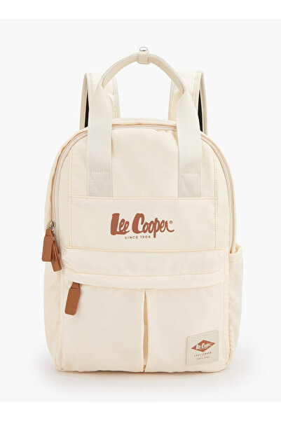 Lee Cooper Logo Print Backpack with Adjustable Shoulder Straps