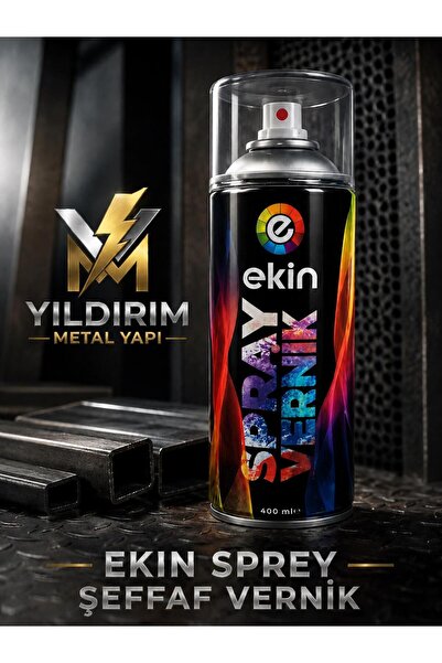 EKİN SPREY BOYA EKİN SPREY VERNİK ŞEFFAF 400 ML