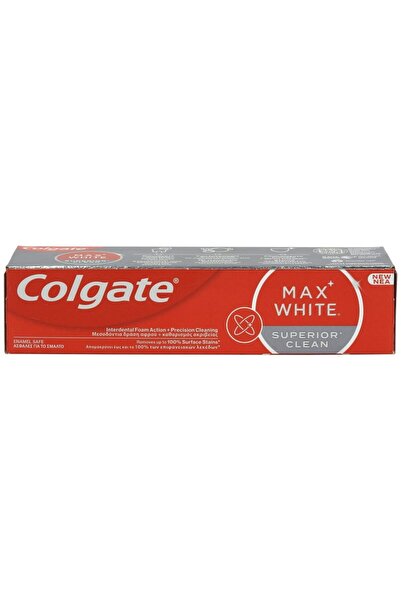 Colgate Паста за зъби, Колгейт, 75 мл Макс Уайт Супериор Клийн