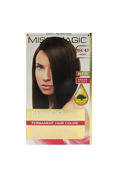 Miss Magic Vopsea pentru Par, Miss Magic, nr. 104 4.7 Brown