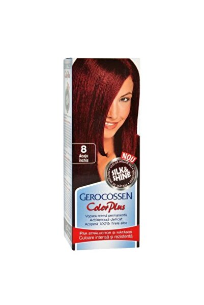 GEROCOSSEN Vopsea pentru Par, Color plus, 8 Acaju Inchis